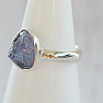 Tansanit Rohring Silber Ag 925 LOT395