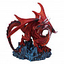 Statuette roter Drache Wächter