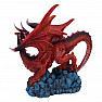 Statuette roter Drache Wächter