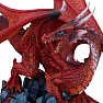 Statuette roter Drache Wächter