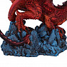 Statuette roter Drache Wächter