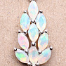 Silberanhänger mit geschliffenen äthiopischen Opalen Ag 925 014252 ETOP