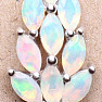 Silberanhänger mit geschliffenen äthiopischen Opalen Ag 925 014252 ETOP