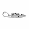 Silberanhänger mit geschliffenem Diamant Ag 925 017310 DIA