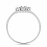 Silberring mit geschliffenem Diamanten Ag 925 016136 DIA