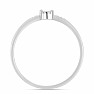 Silberring mit geschliffenem Diamanten Ag 925 016282 DIA