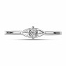 Silberring mit geschliffenem Diamanten Ag 925 017332 DIA