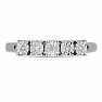 Silberring mit geschliffenem Diamanten Ag 925 017351 DIA