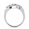 Silberring mit Blue Sky Topas und Zirkonen Ag 925 026296 BT