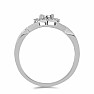 Silberring mit geschliffenem Diamanten Ag 925 027219 DIA