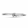 Silberring mit geschliffenem Diamanten Ag 925 050206 DIA
