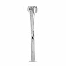 Silberring mit geschliffenem Diamanten Ag 925 050206 DIA