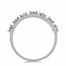Silberring mit geschliffenem Diamanten Ag 925 058795 DIA