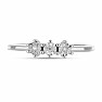Silberring mit geschliffenem Diamanten Ag 925 058804 DIA